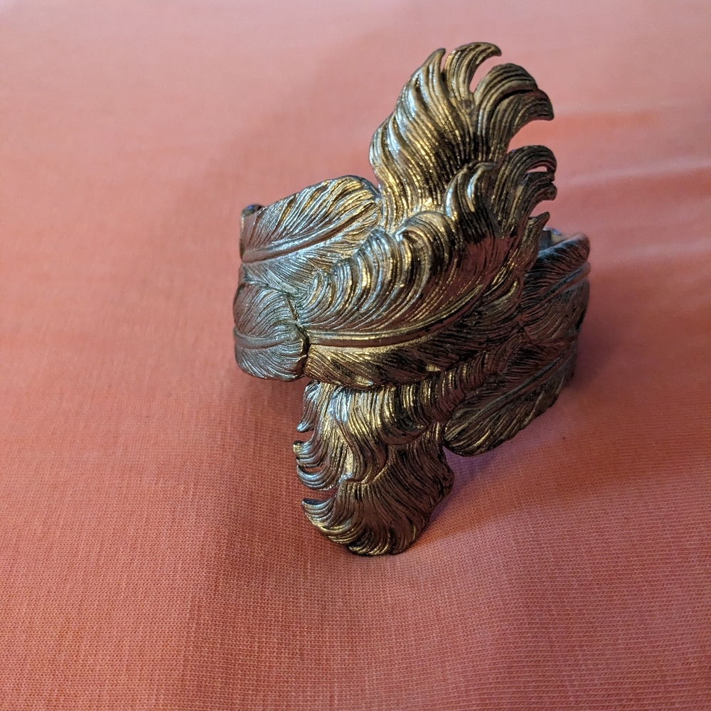 Vintage Pewter Cuff Bracelet